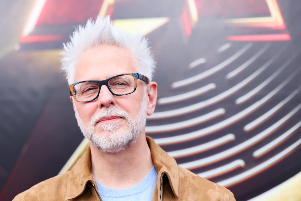 James Gunn attends the Warner Bros. premiere in Los Angeles. "Flash" at Ovation Hollywood on June 12, 2023 in Hollywood, California.